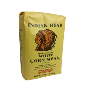 Indian Head Stone Ground White Corn Meal